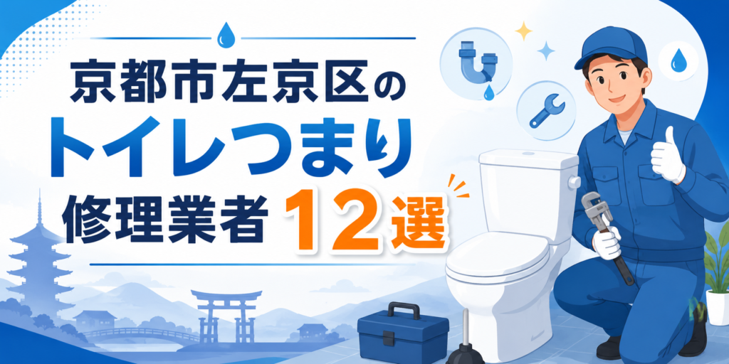 京都市左京区のトイレつまり修理業者12選